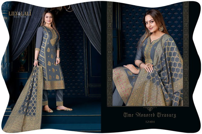 Silk Kari Vol 3 By Lily And Lali Silk Readymade Suits Catalog
